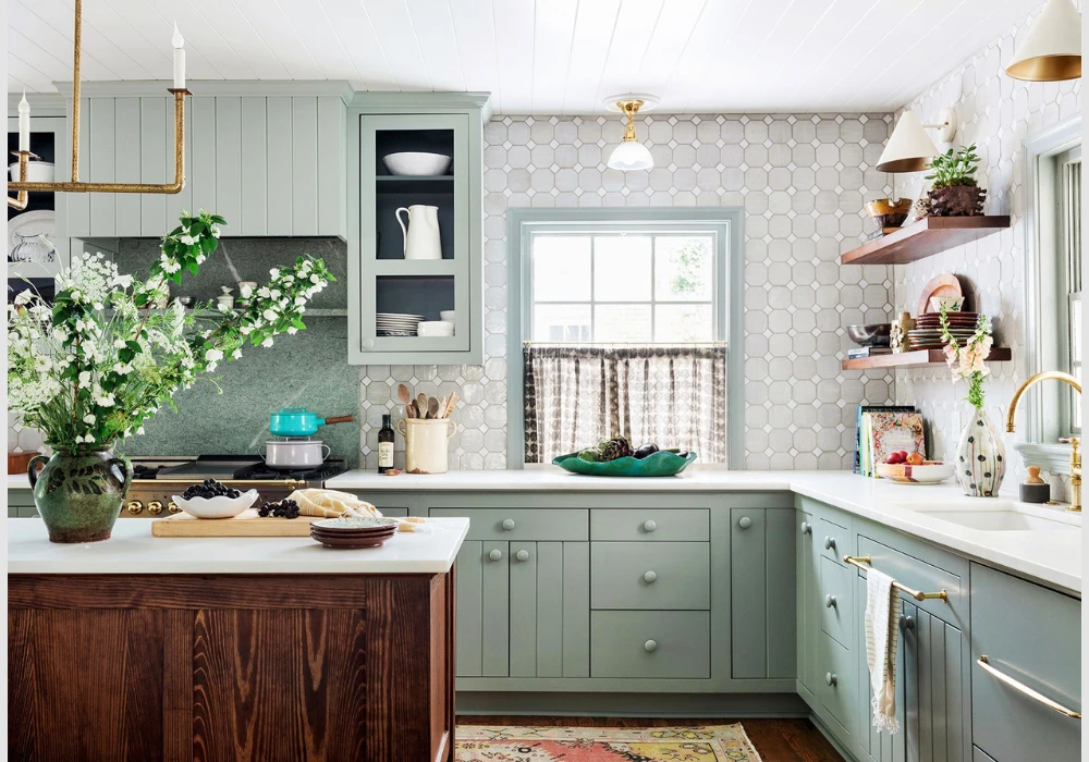 Fabric Panel Kitchen Window Treatment Ideas