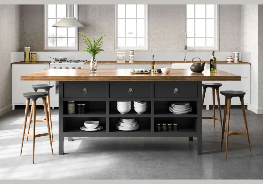 Concrete Flooring for a Modern and Minimal Kitchen Style