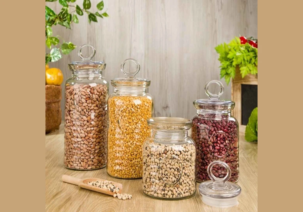 Airtight Glass Jars for Long Lasting Food Storage