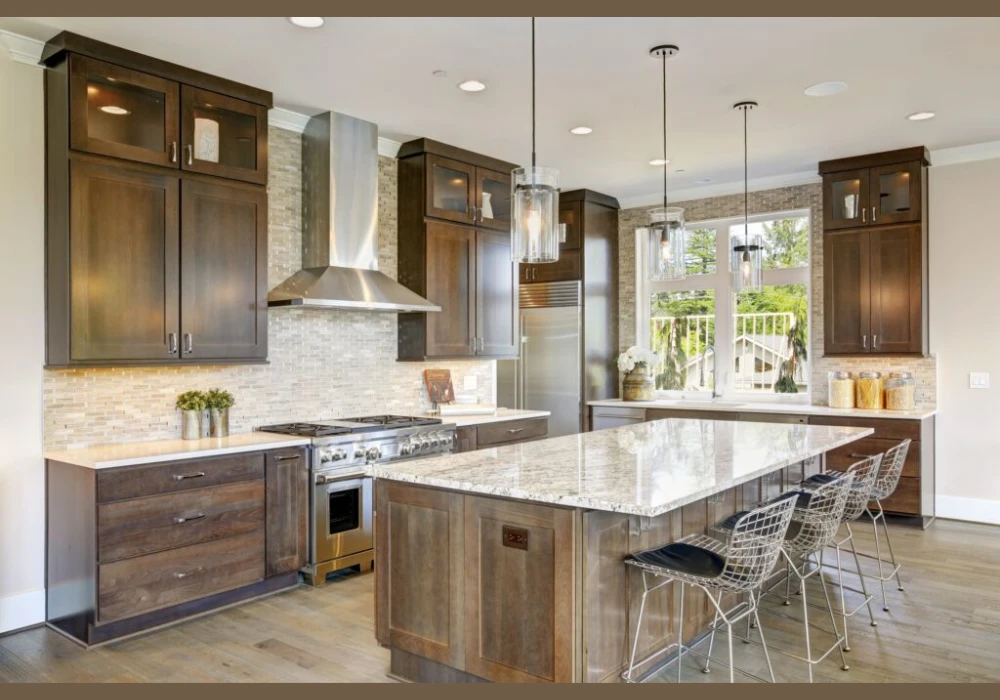 Kitchen Island with Multi-Function Use