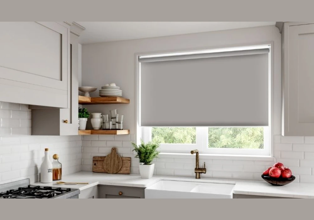 Roller Blinds Kitchen Window Treatment Ideas