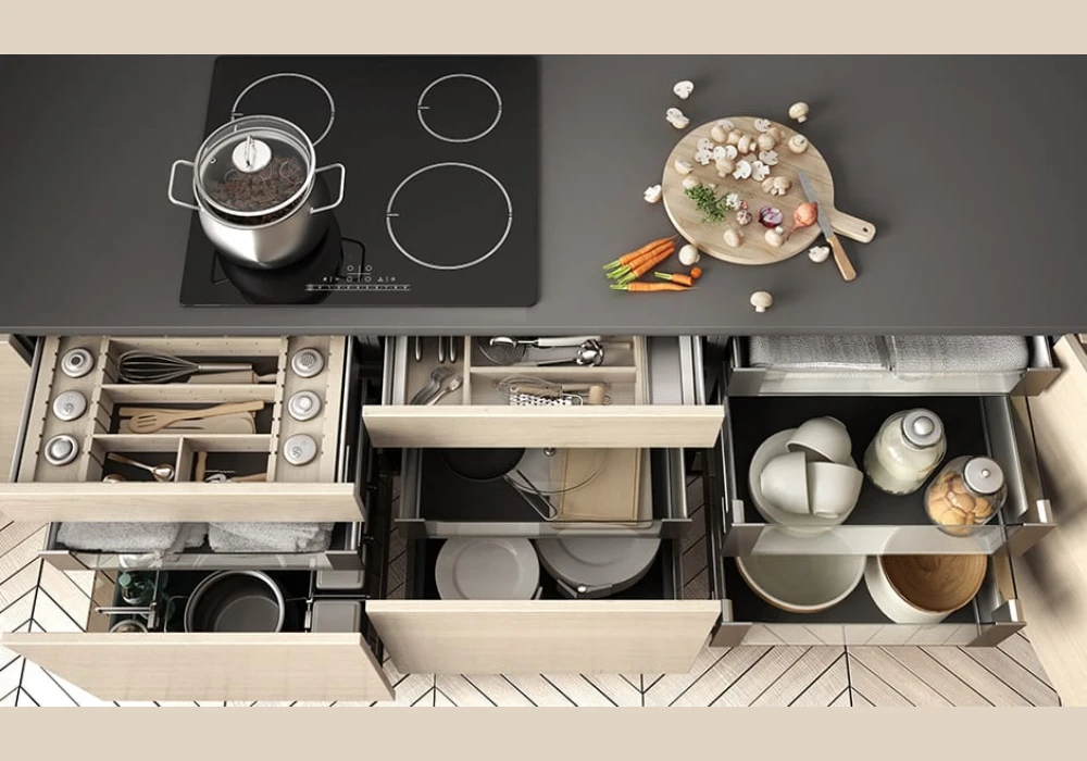 Drawer Organizers for Better Kitchen Arrangement