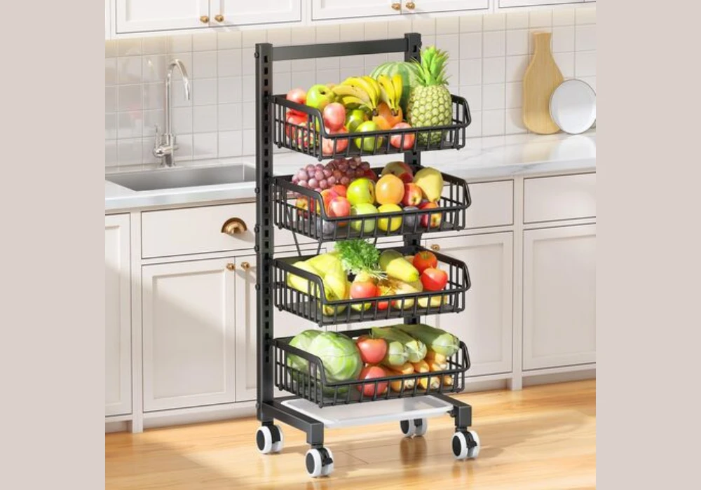 Hanging Basket Storage for Fruits and Vegetables