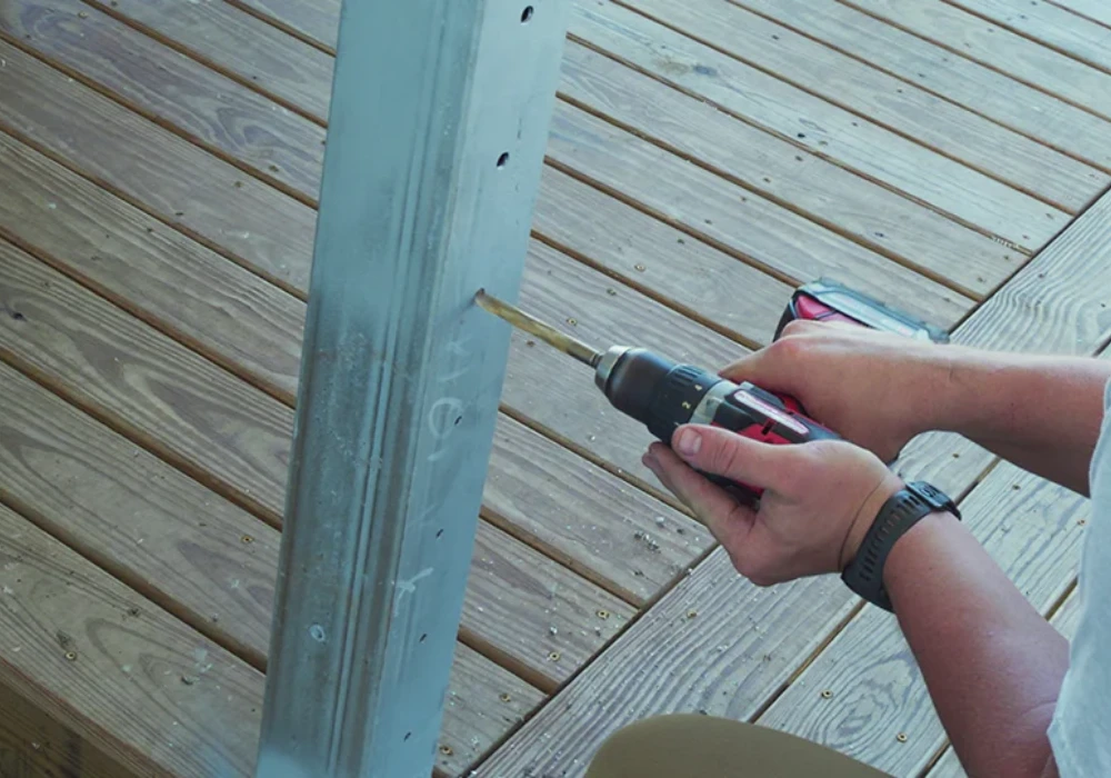 Pre-drill Holes for a Secure Fit 