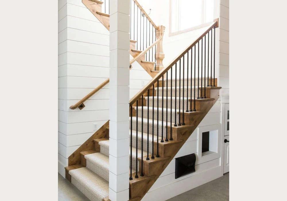 Rustic Iron and Wood Railing Ideas for Industrial Boho