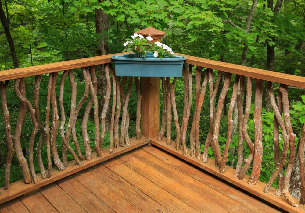 ustic Reclaimed Wood Railings for a Vintage Look