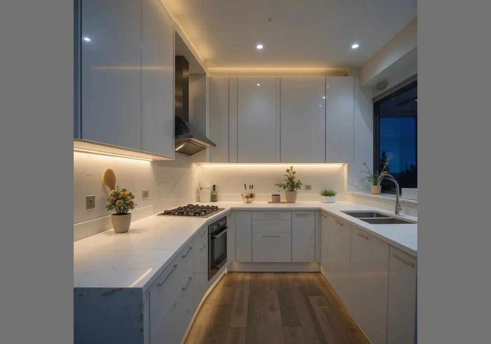 Smart Lighting Kitchen Interior Idea