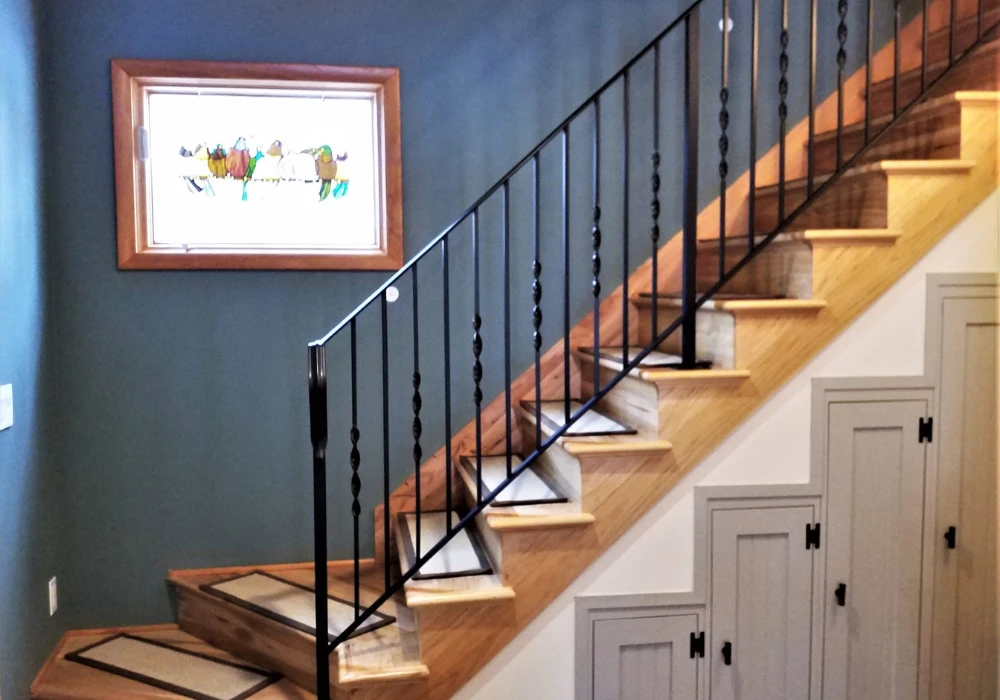 Spindle Railings with a Twist