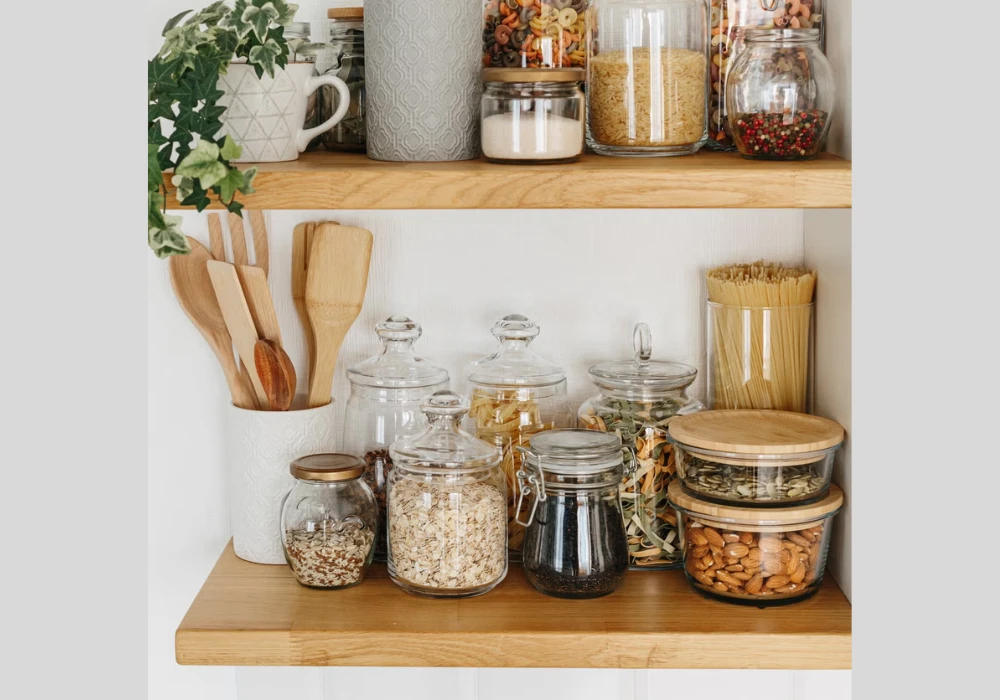 Stylish Storage Jars Kitchen Decor Idea