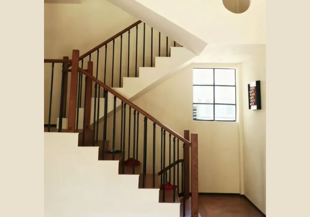 Tapered Wood Railings for a Soft, Organic Look