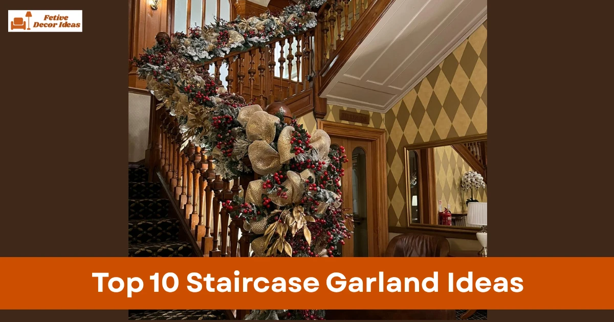 Staircase Garland Ideas
