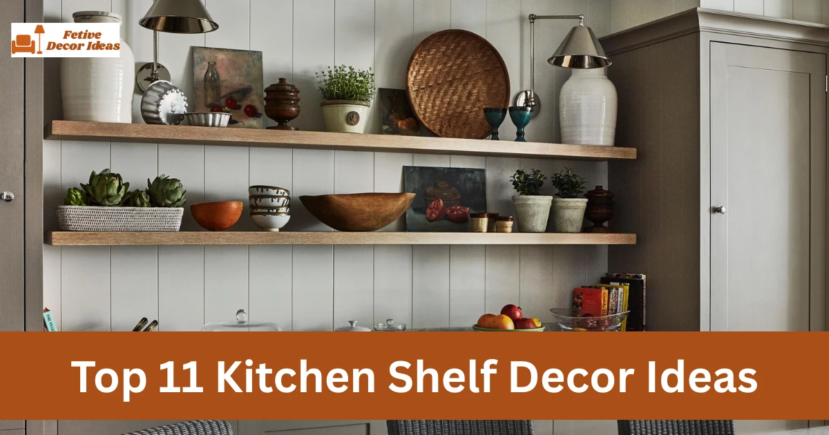 kitchen shelf decor ideas