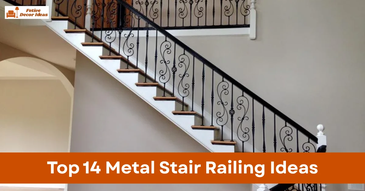 Top 14 Metal Stair Railing Ideas to Make Your Stairs Look Modern and Strong