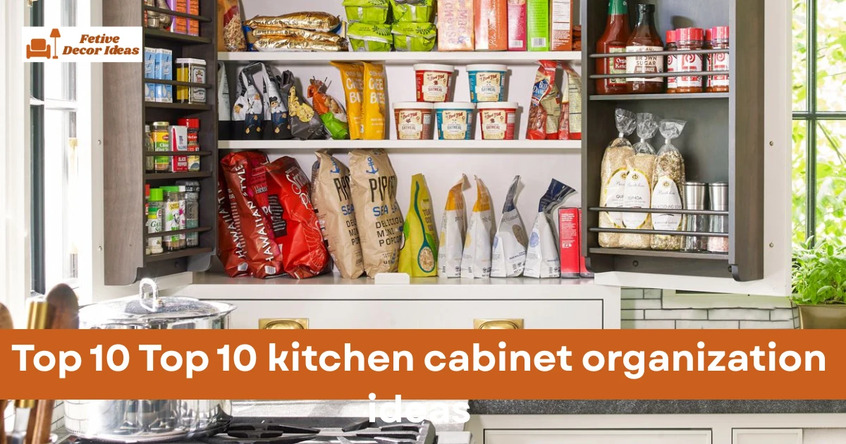 kitchen cabinet organization ideas
