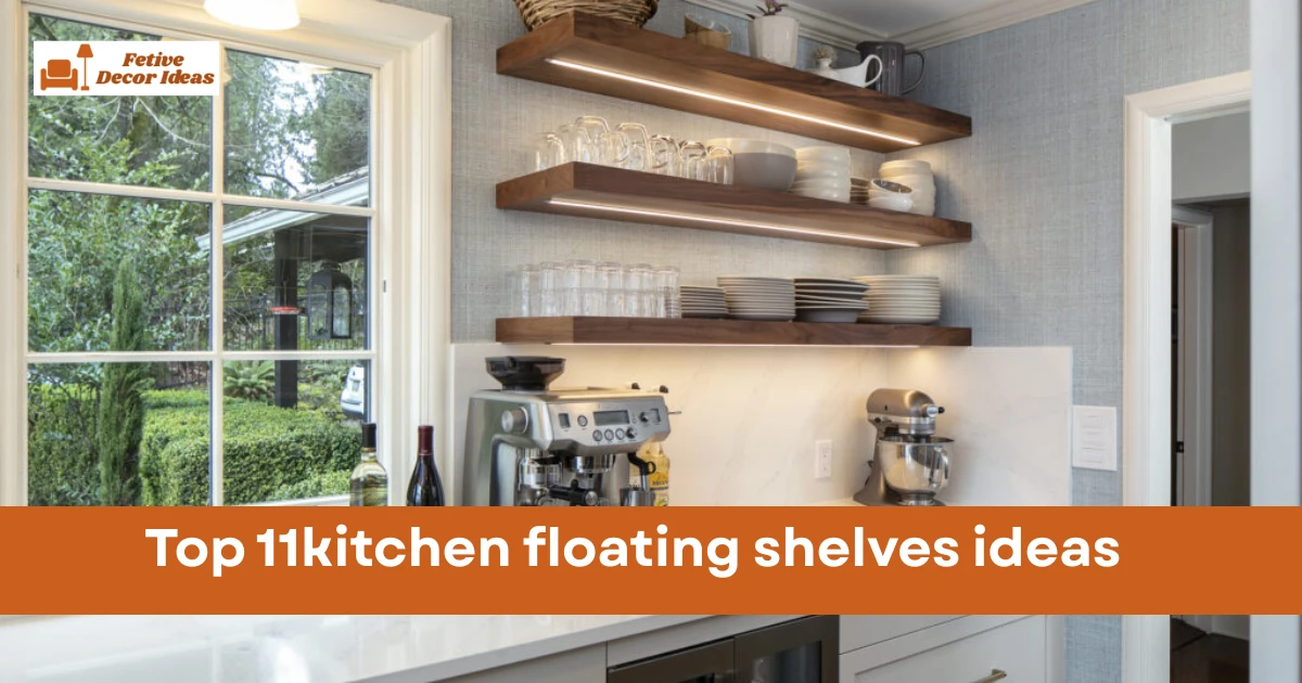 kitchen floating shelves ideas