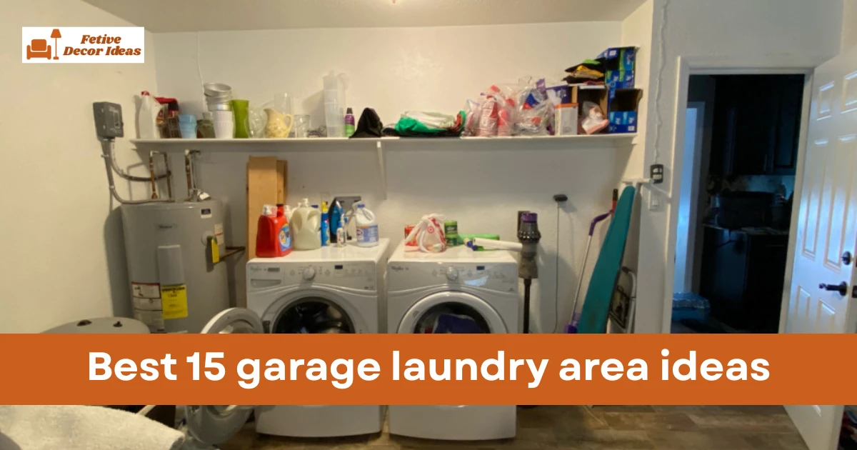 garage laundry area ideas