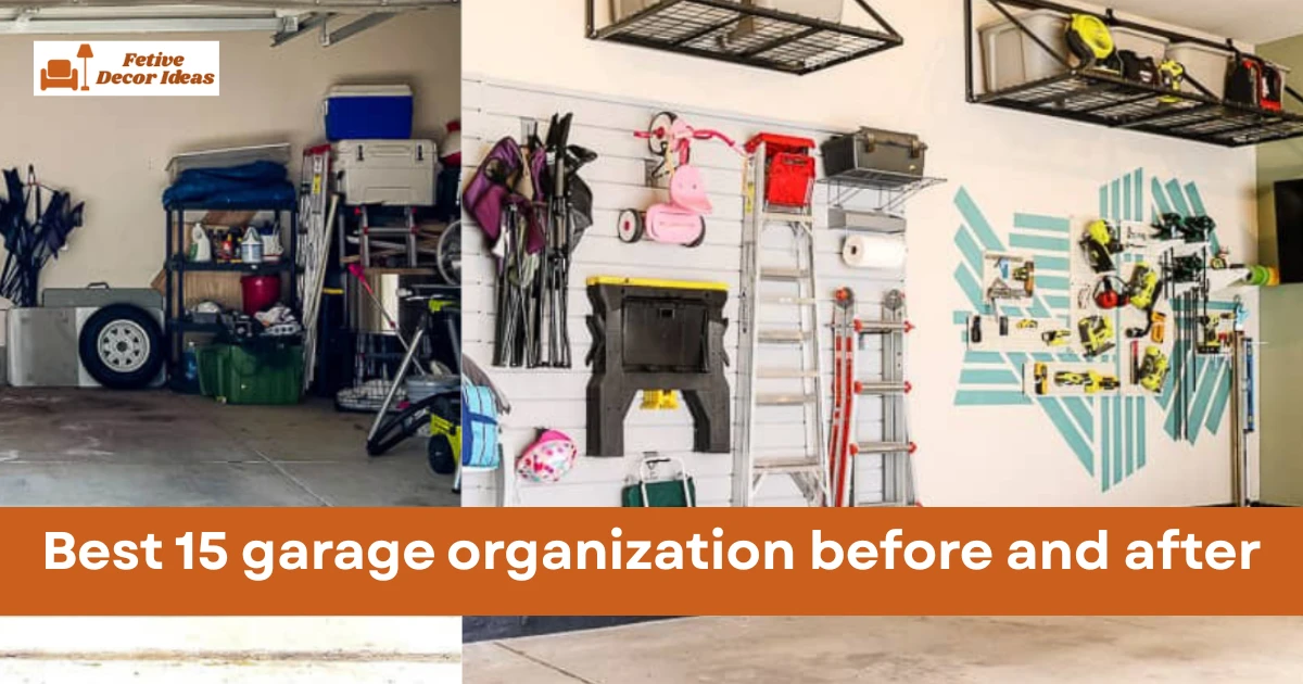 garage organization before and after