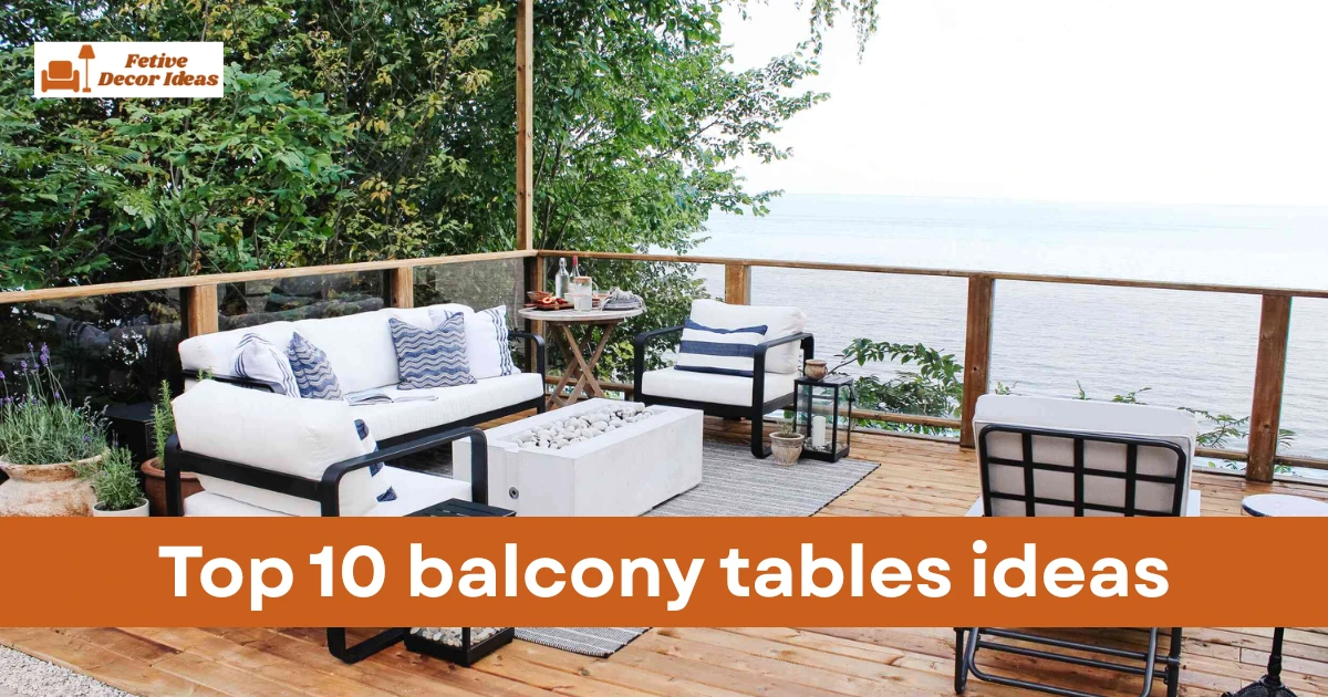 balcony tables ideas