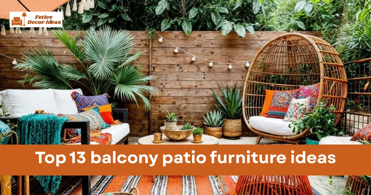 balcony patio furniture ideas