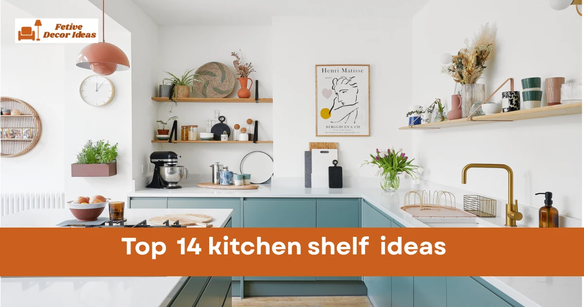 kitchen shelf decor ideas