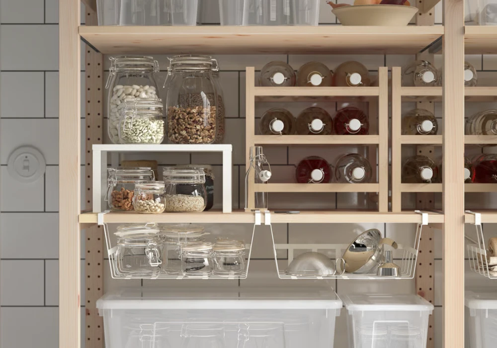 Use Glass Containers for Storage Display