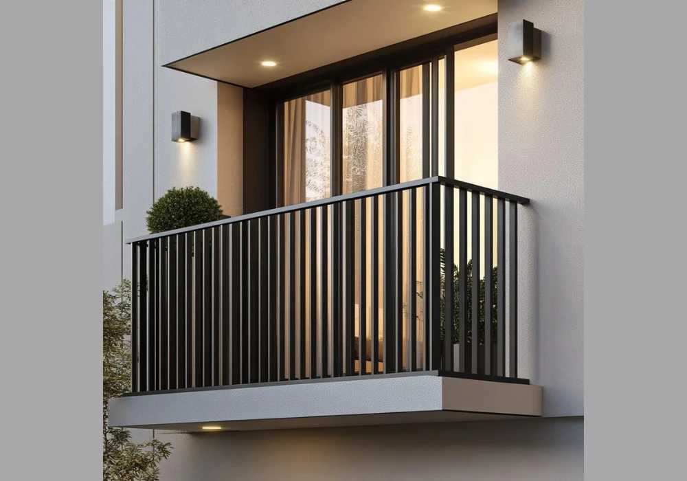Vertical Slats Balcony Railing Ideas for a Clean, Modern Look