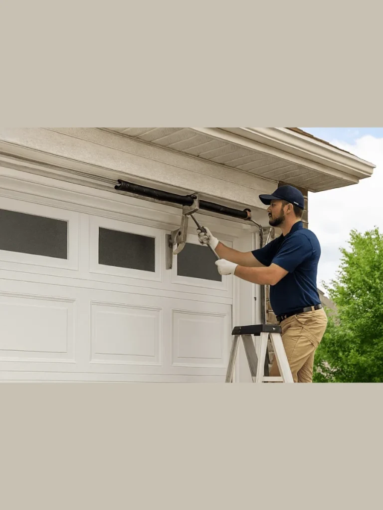 Tighten Every Loose Bolt On The Tracks And Hinges