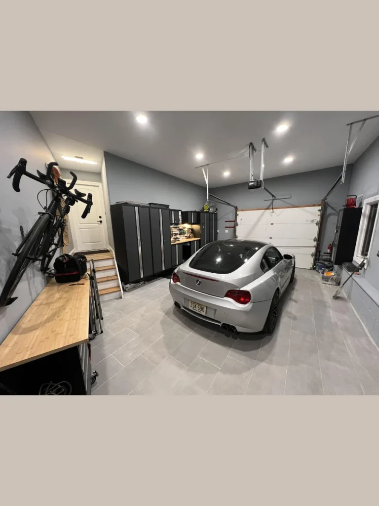 Porcelain Tile for Luxury Garages