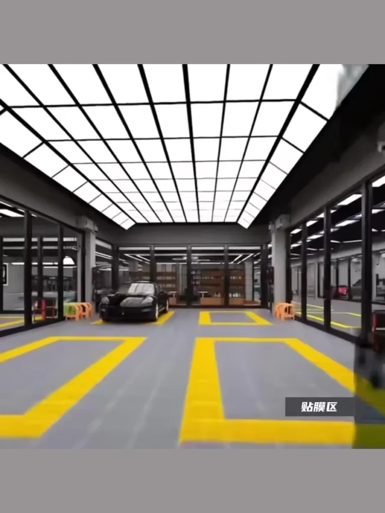 Bright LED Shop Lights with Motion Sensors