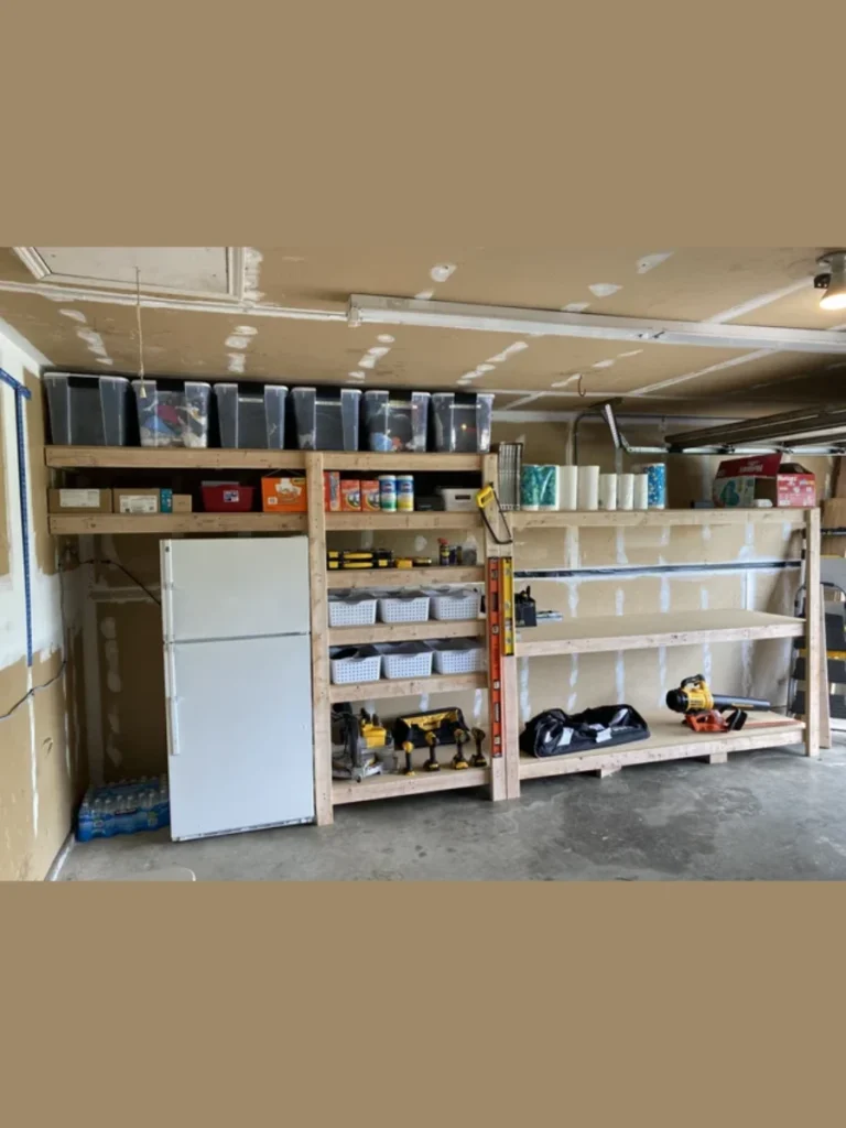 Custom Built Plywood Shelving