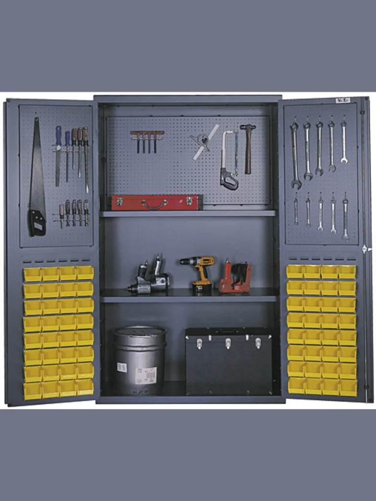 Pegboard integrated cabinet systems