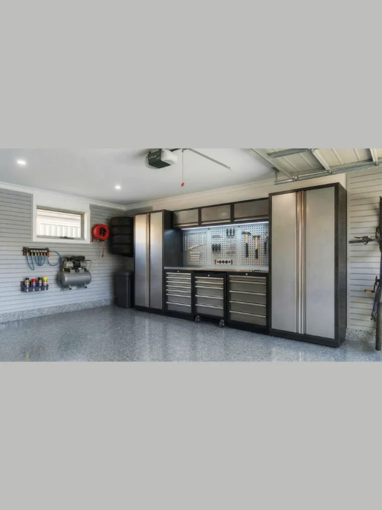 Clear front overhead cabinets