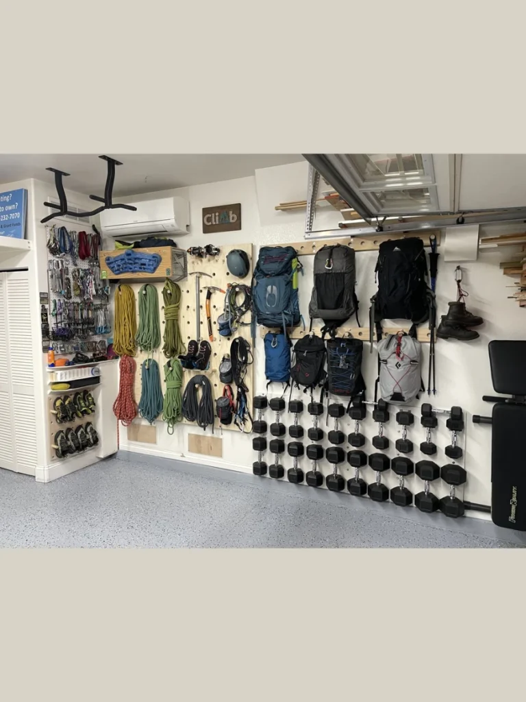 Overhead Wall Racks for Seasonal Gear