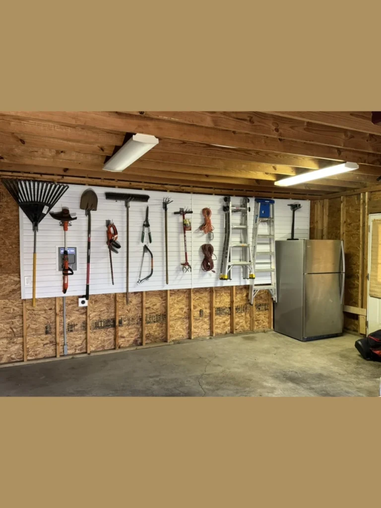 Natural wood slat walls for a warm aesthetic