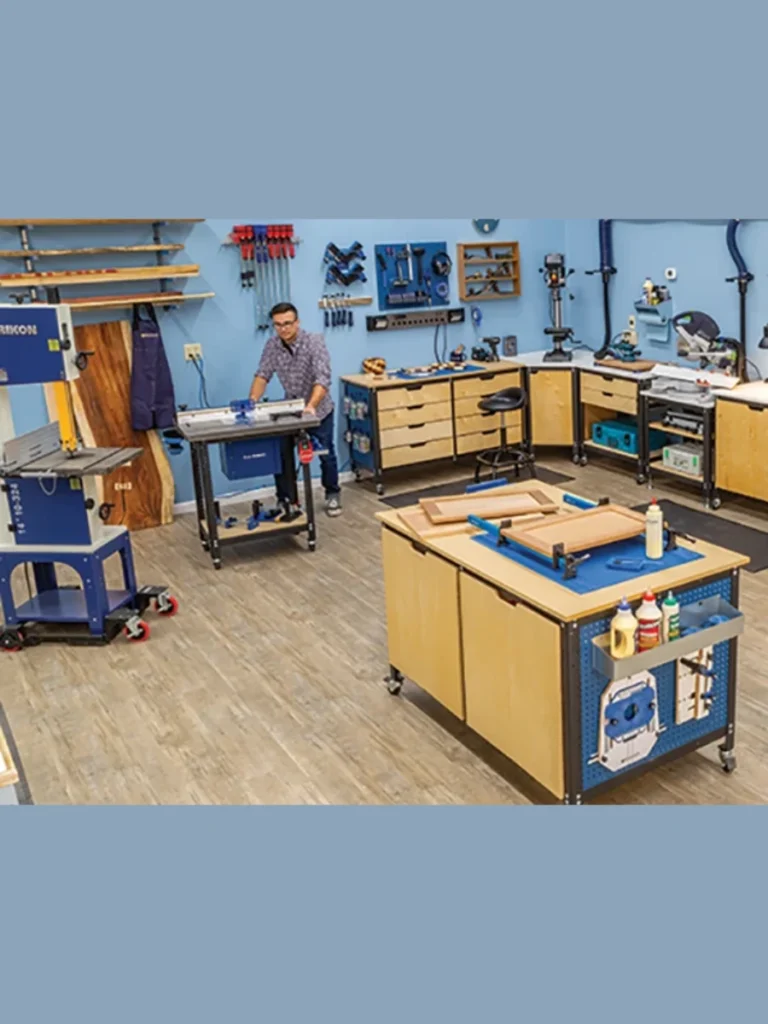 The Woodworking Center Island Plan