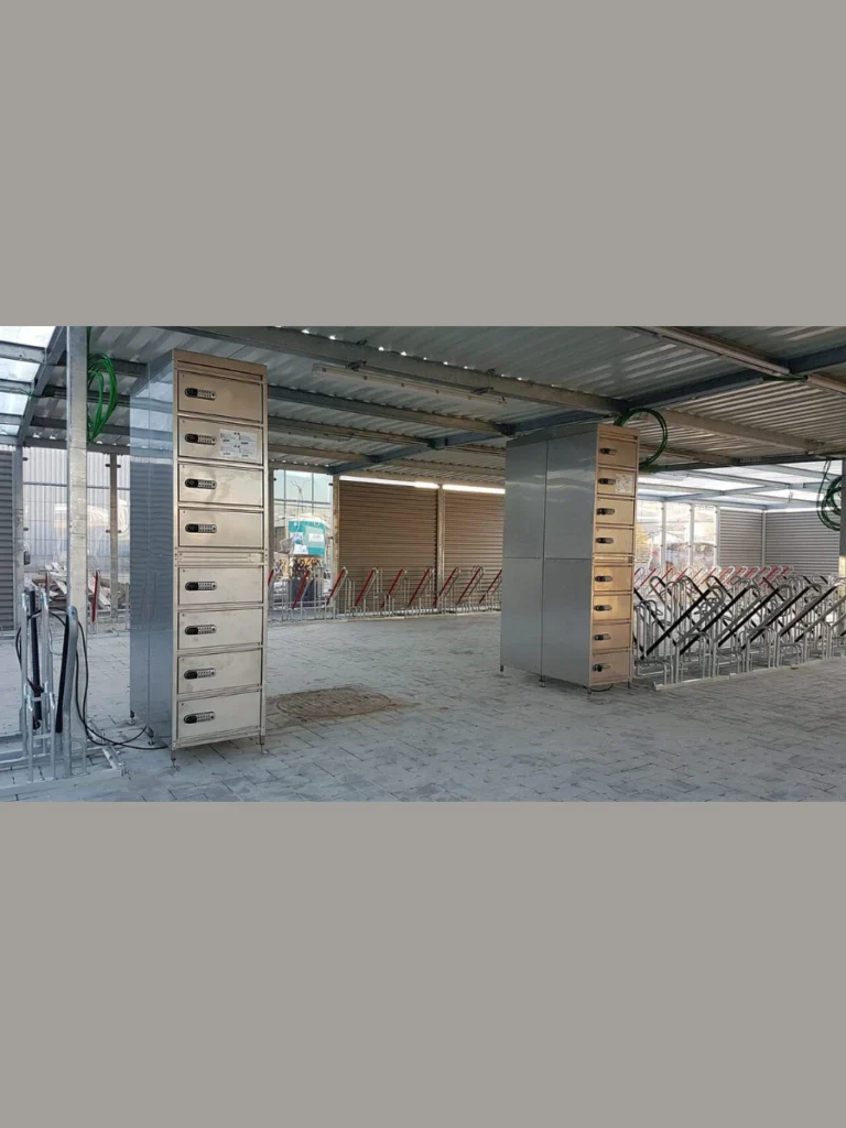 Built in Battery Charging Lockers