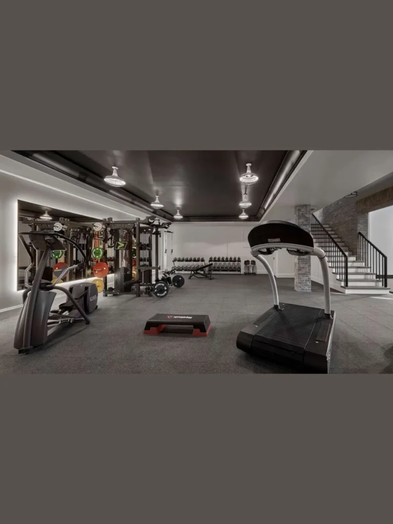 Dedicated Home Gym and Fitness Zone