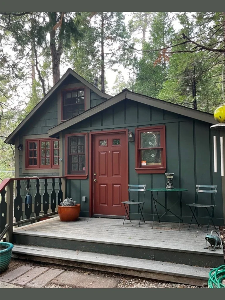 Deep Forest Green for a Cabin Feel