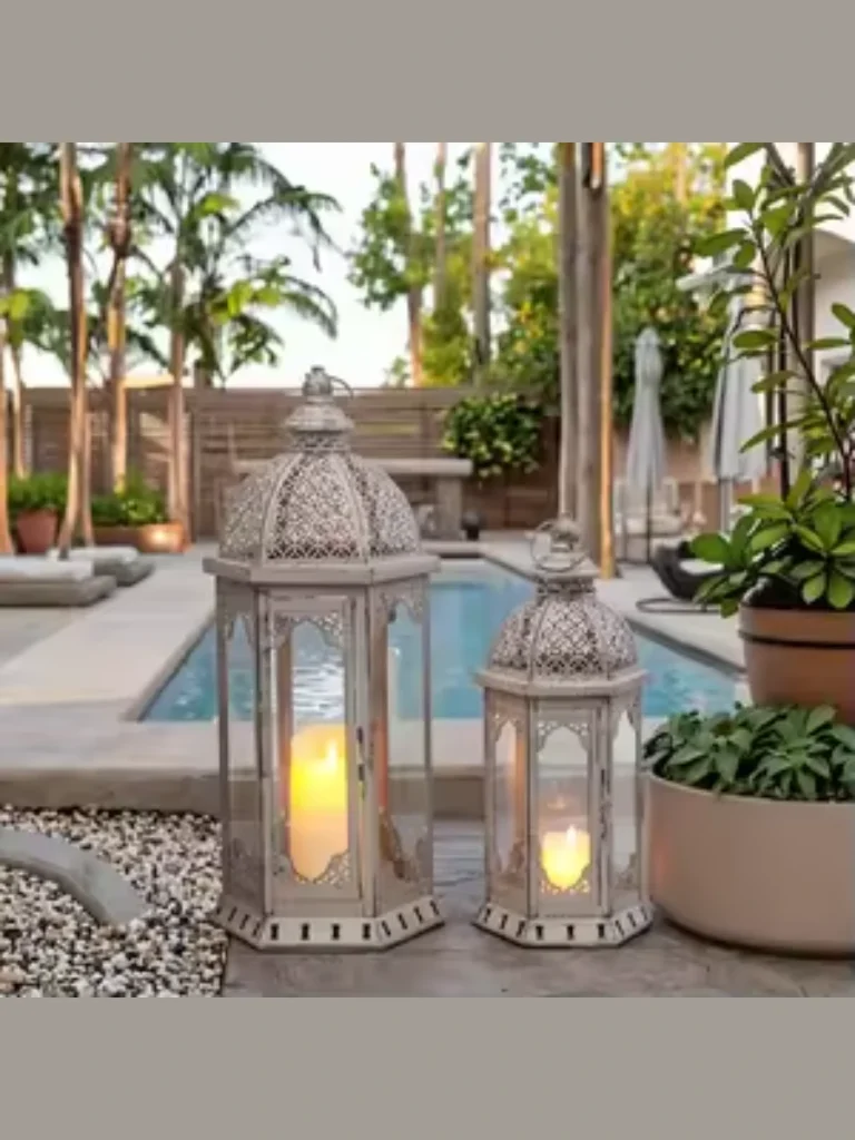 Place Large Lanterns for Extra Warmth