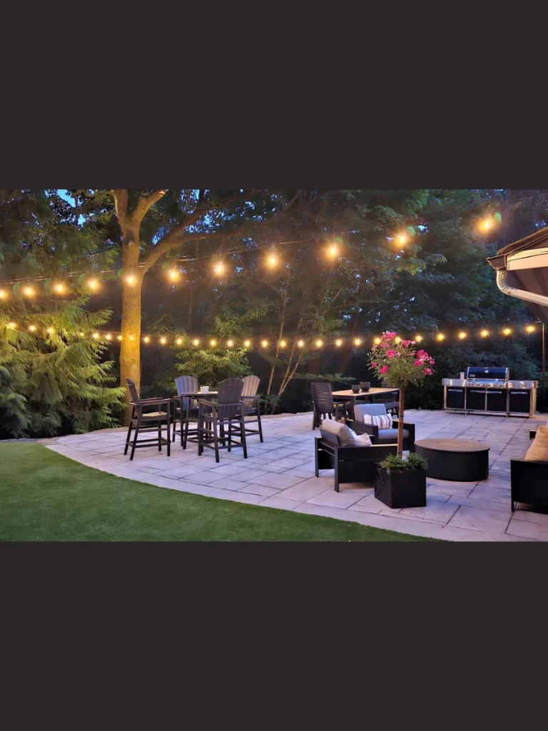 Professional String Lighting Setup