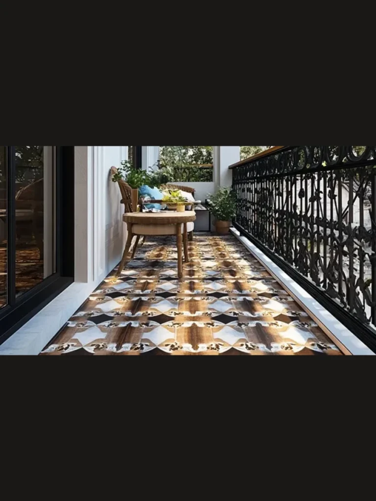 Professional Flooring with Wood Tiles