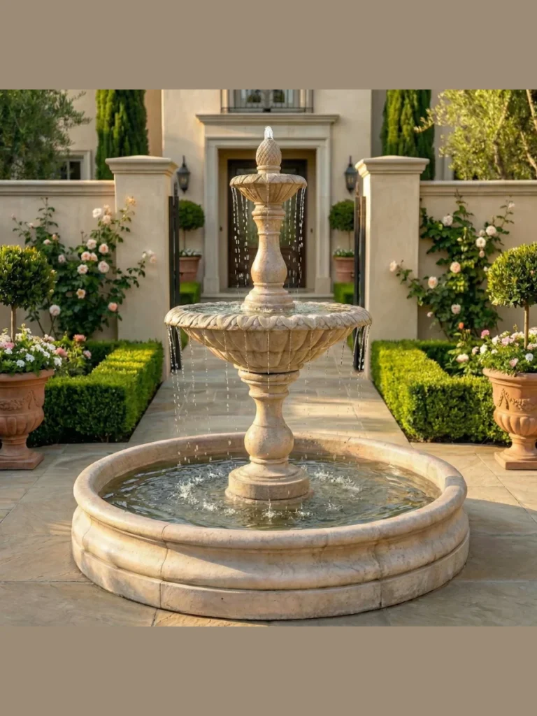 Miniature Water Features for Urban Noise Reduction