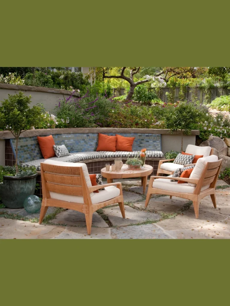 Integrated Bench and Planter Seating