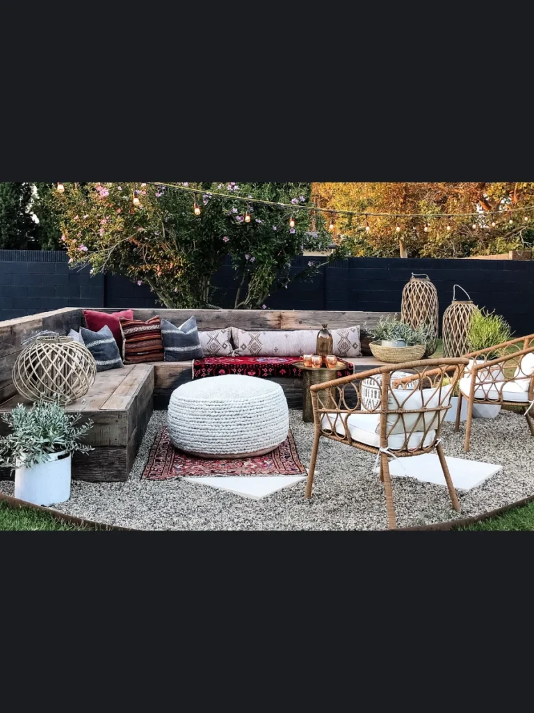 Space Saving Corner Planter Benches