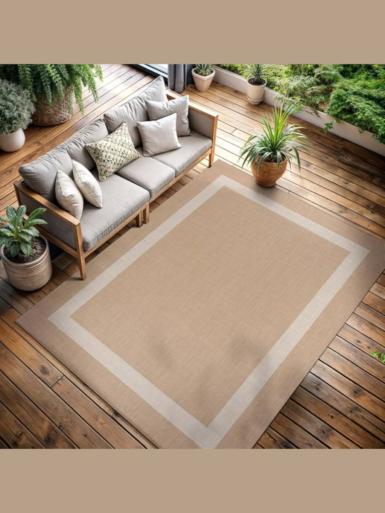  Place a Weather Resistant Outdoor Rug