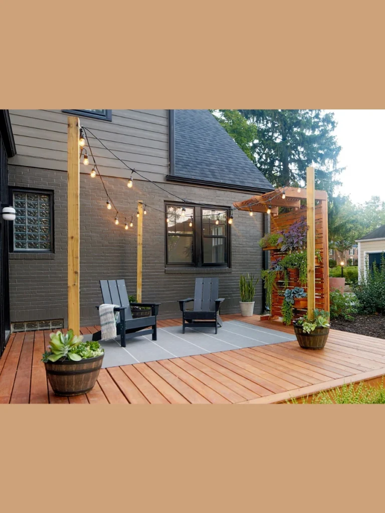  Hang Outdoor String Lights for Better Ambiance