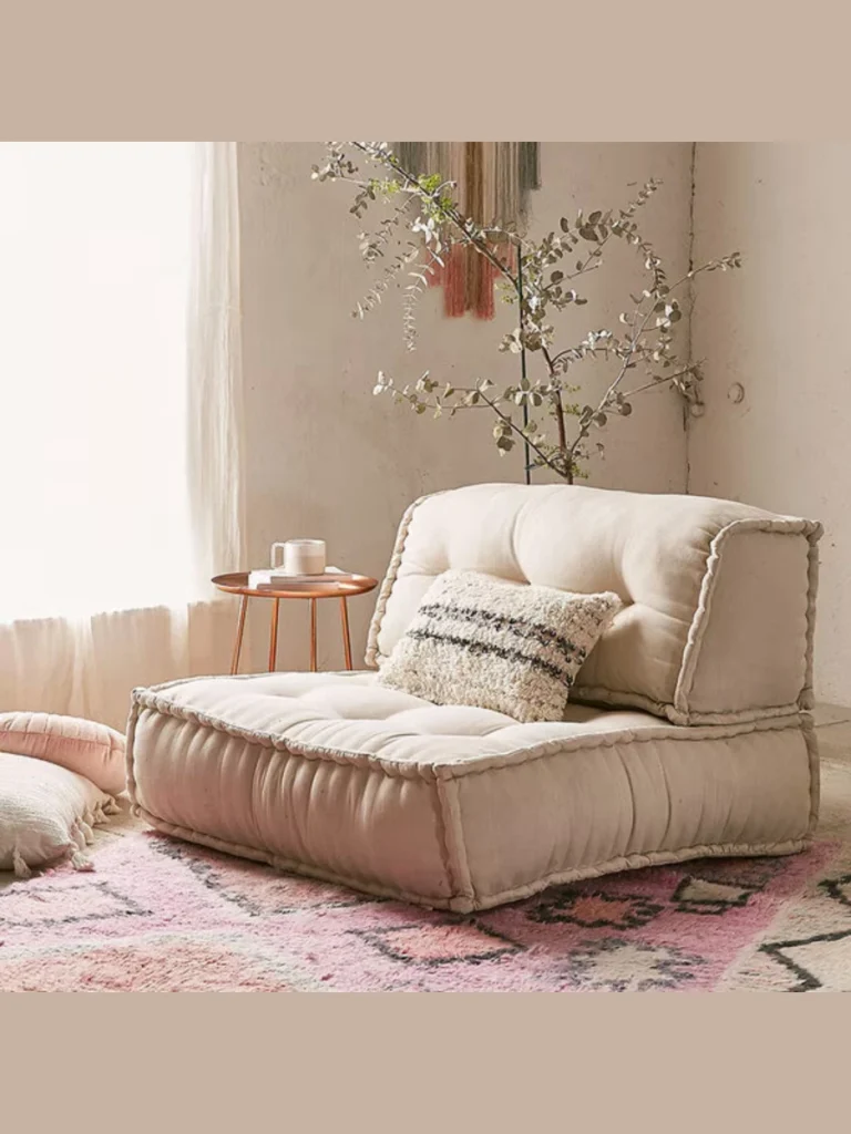 Comfortable Floor Cushion Lounge Area