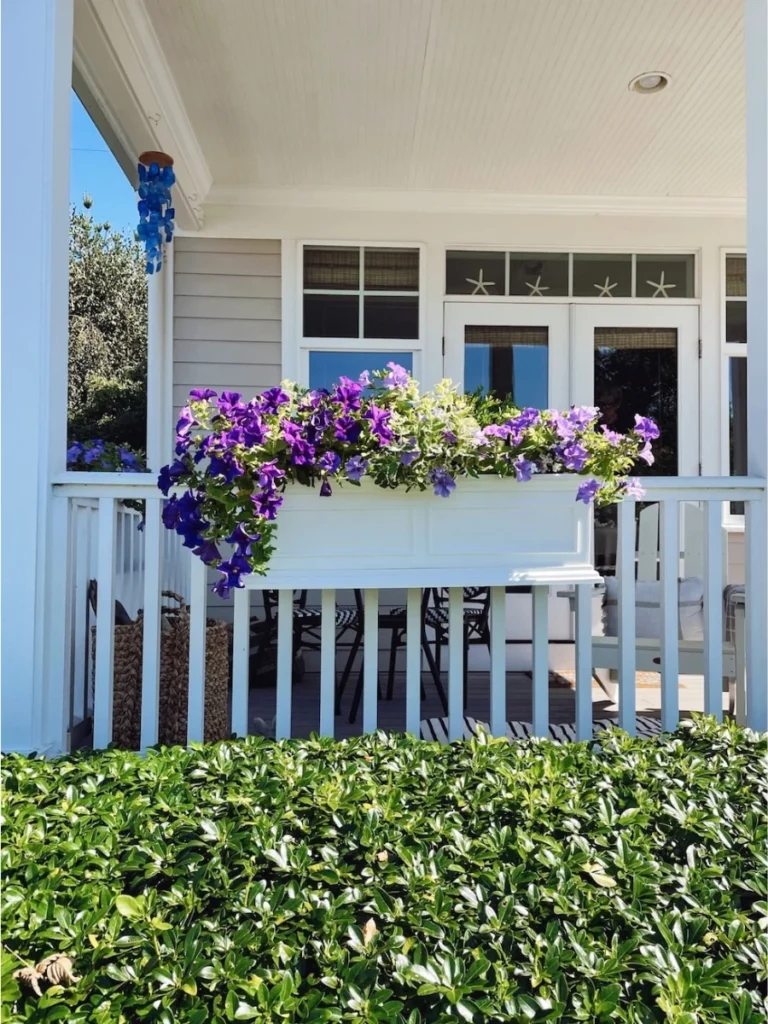 Over the Railing Flower Boxes