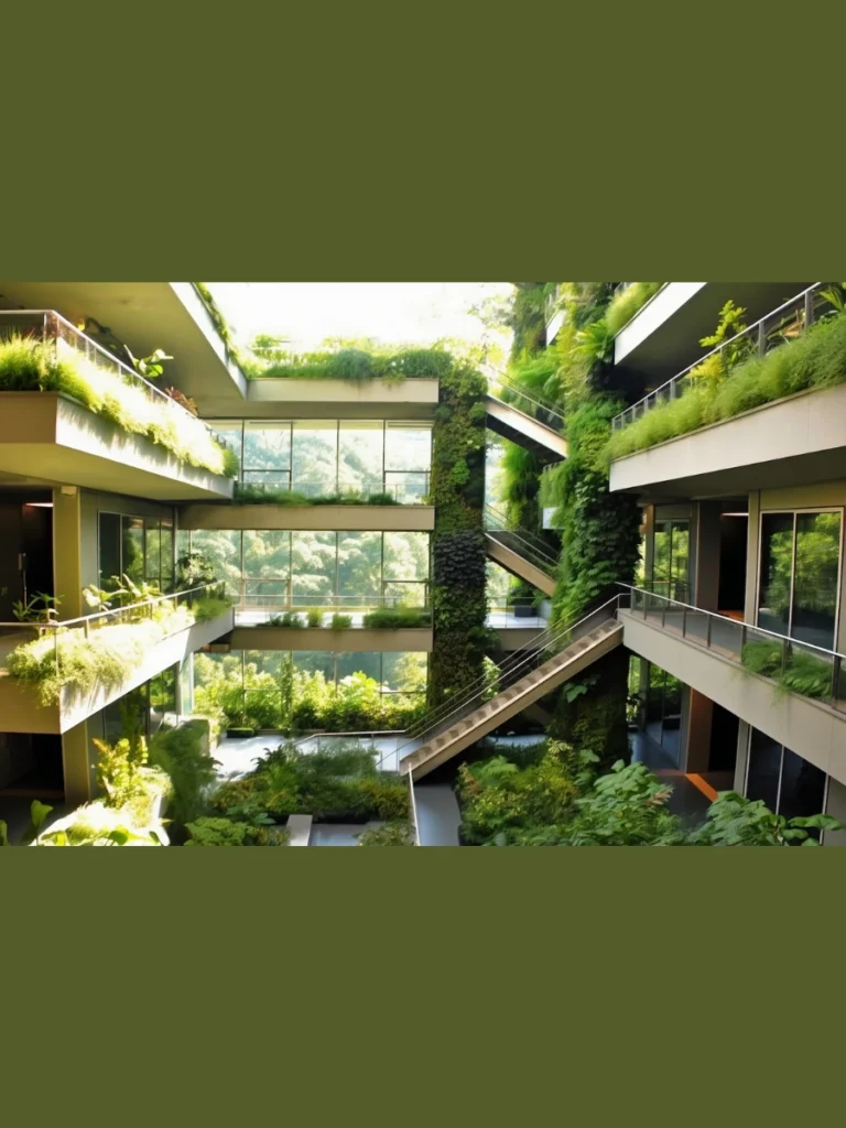 Vertical gardens to maximize green space