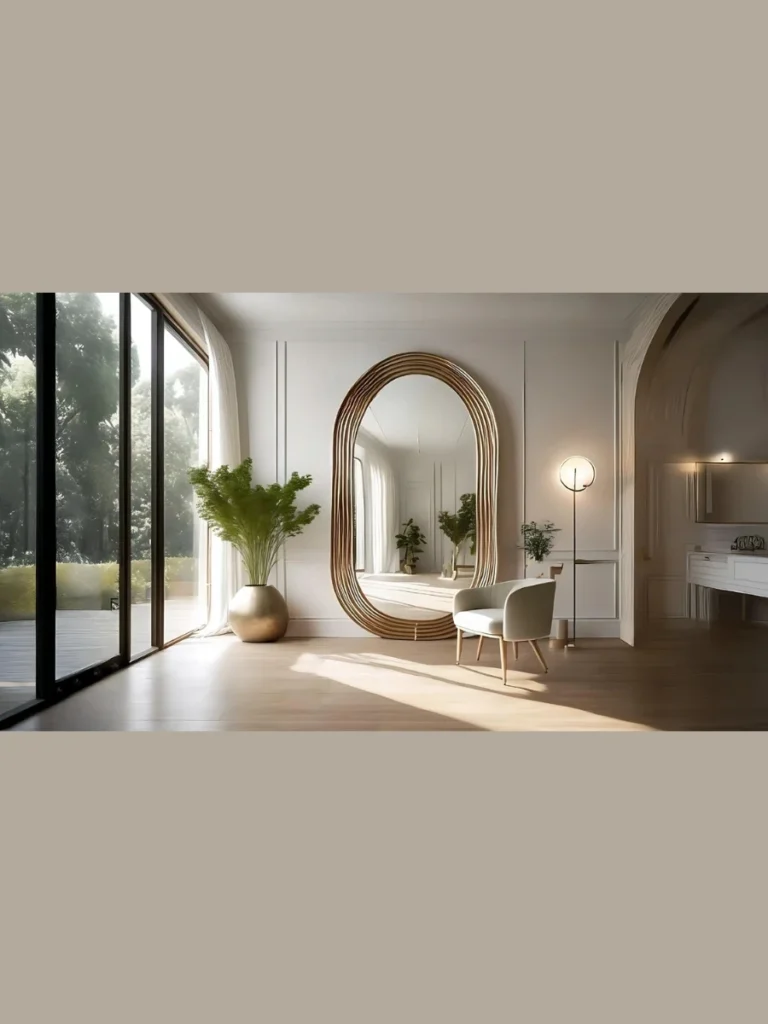 Using weather resistant mirrors to expand space